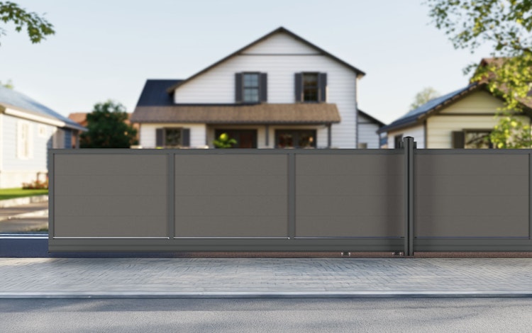 dz VIDUAL Slide Schiebetor Snap 140 x 20 mm Klickprofil