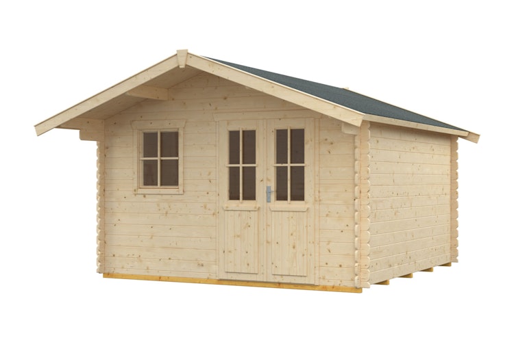 Skan Holz 28 mm Gartenhaus Malaga