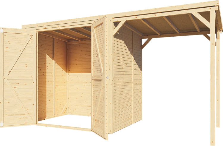 Bertilo Gerätehaus Box 2 Plus - 18 mm