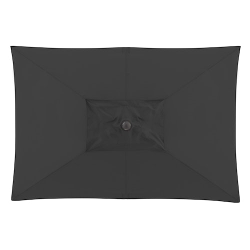 doppler Mittelmastschirm ALU WOOD 210 x 140 Auto-Tilt, Aluminium Esche-Optik / 100 % Polyester 180 g/m²