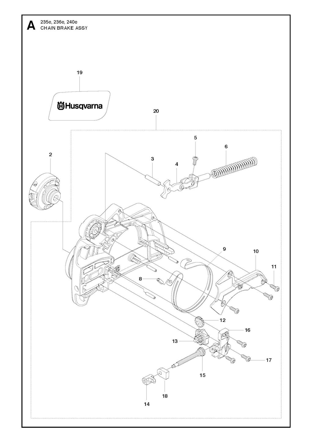 Explosionszeichnung Ersatzteile