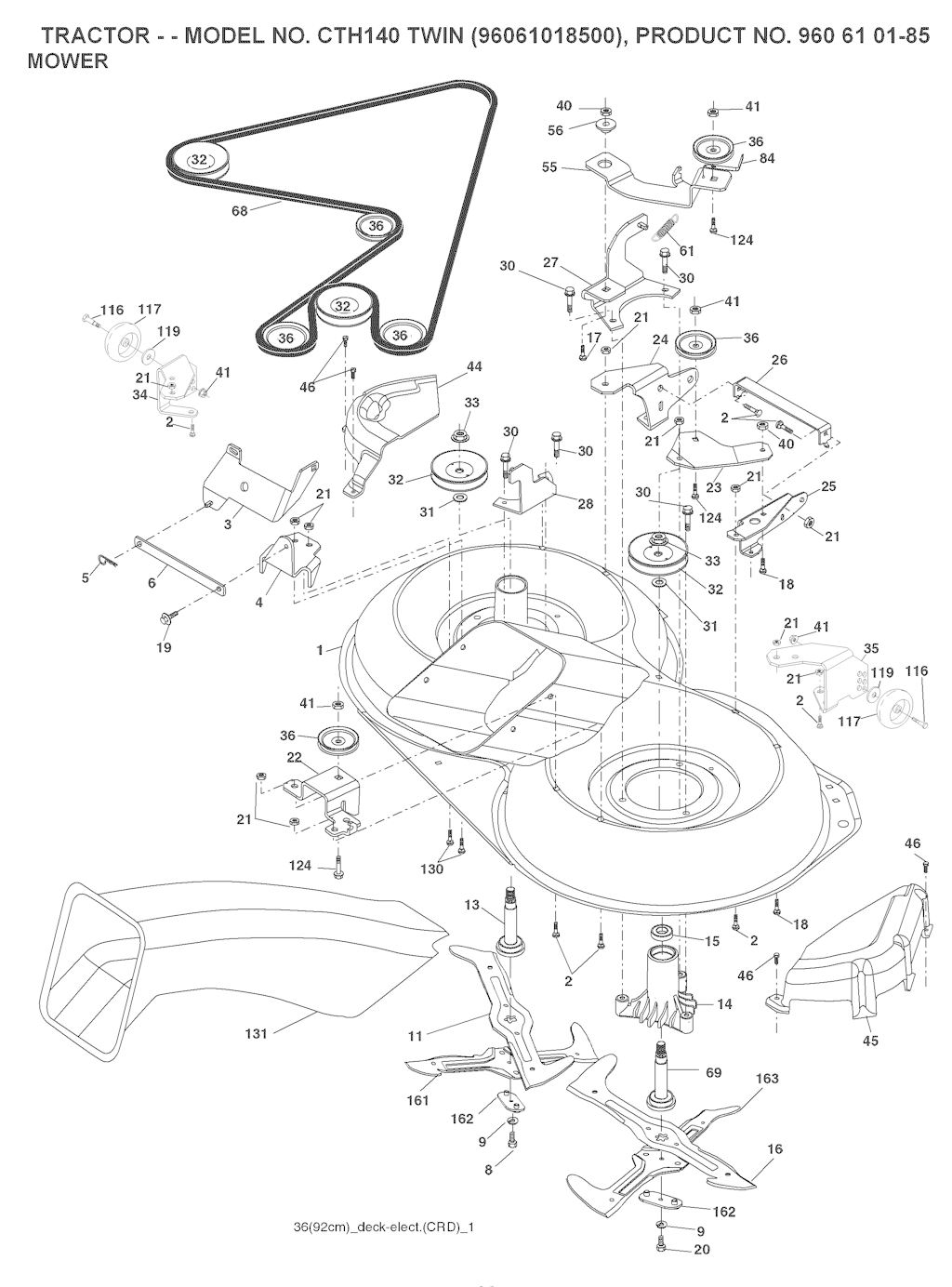 Explosionszeichnung Ersatzteile