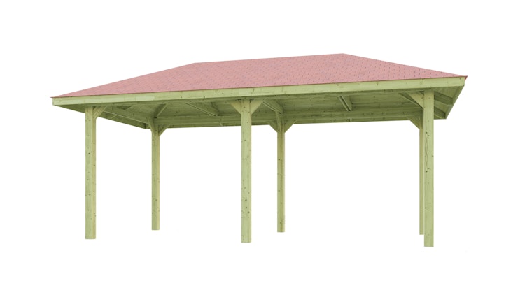 Weka Gartenoase 651 B - Sparset inkl. Schindeln