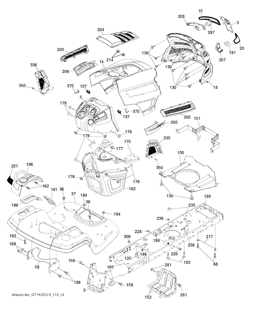 Explosionszeichnung Ersatzteile