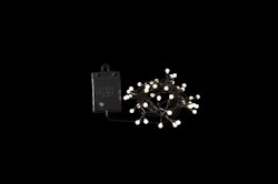 Konstsmide Weihnachtsbeleuchtung  LED Globelichterkette 40 warmweiße runde Dioden