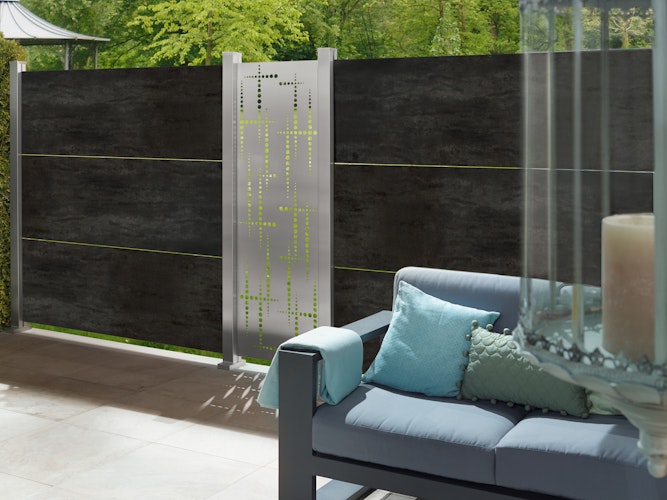 TraumGarten SYSTEM Designgitter PULS Edelstahl