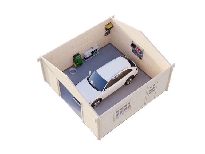 Palmako Garage Roger 27,7 m² - 70 mm - ohne Tor