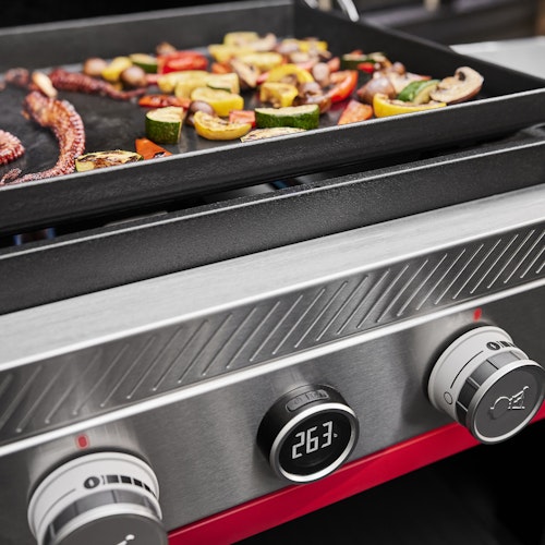 Weber Gasgrill SLATE GPD76 Premium Griddle Black
