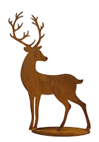 Badeko Hirsch-Deko „Leon“ (120 cm) in Edelrostoptik