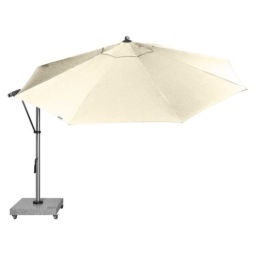 doppler Pendelschirm EXPERT 350, Aluminium Silber / 100 % Polypropylen 220 g/m²