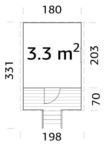 Palmako Kinderspielhaus Stelzenhaus Huck 3,3 m²
