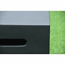 Vorschaubild Gardenforma Abdeckung for Gasflaschen, Beton-Optik schwarz, Faserbeton für 5kg Gasbehälter