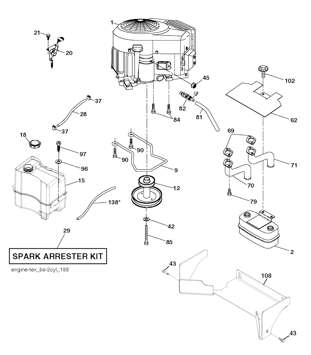 Explosionszeichnung Ersatzteile