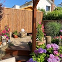 Vorschaubild BambusBASIS Bambus Vollrohrzaun ⌀ 4-6 cm starr - Verschiedene Farben