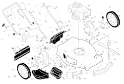 Husqvarna Rasenmäher gelegentliche Nutzung HU700F, 96145000900, 2012-11