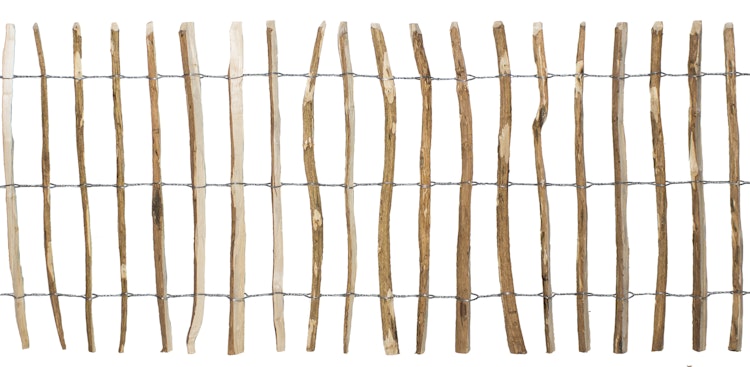 BM Rollzaun Haselnuss unbehandelt -Verschiedene Höhen-