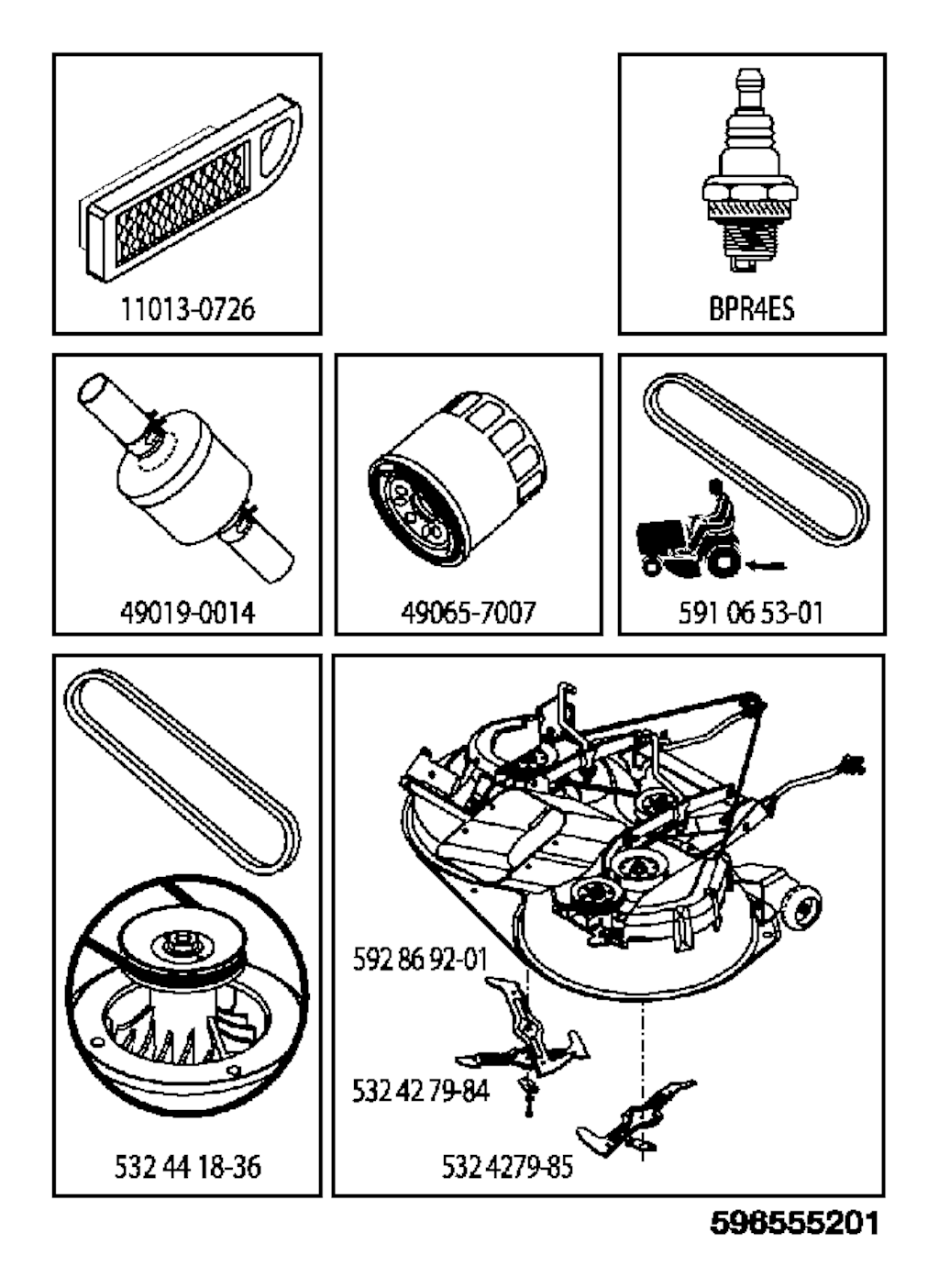 Explosionszeichnung Ersatzteile