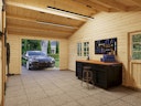 Vorschaubild Palmako Garage Roger 19,0 + 33,2 m² - 44 mm - mit Holztor