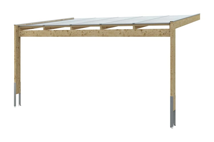 Skan Holz Terrassenüberdachung Novara Breite 557 cm