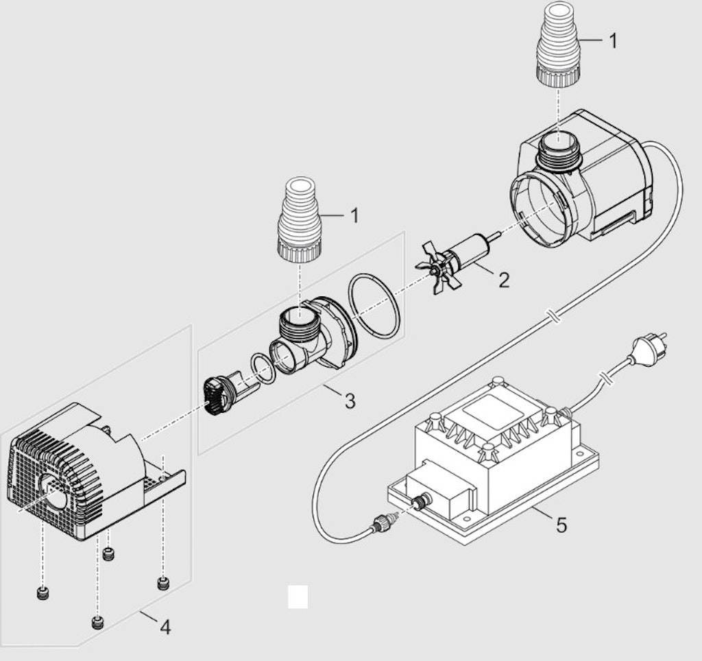 Explosionszeichnung Ersatzteile