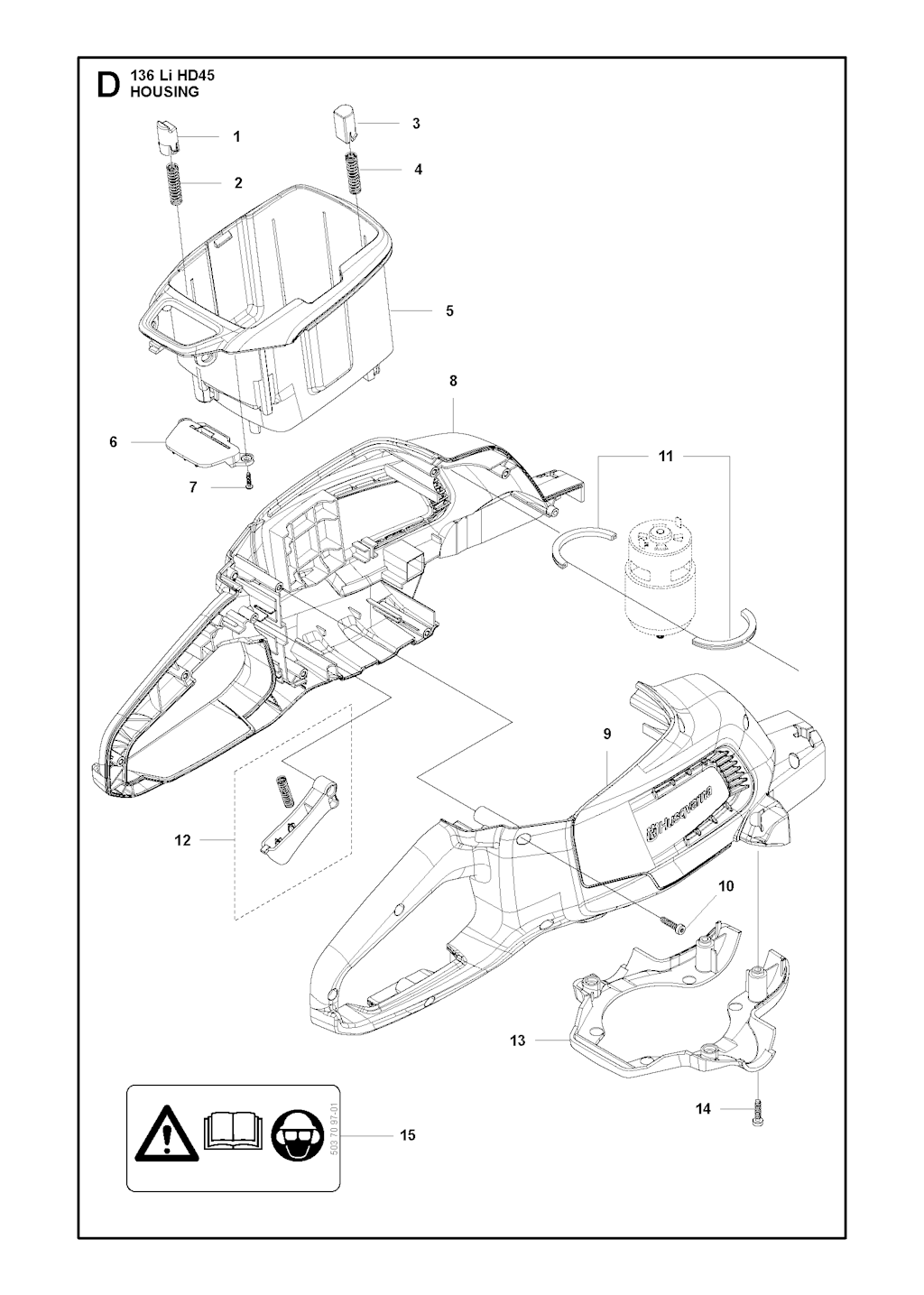 Explosionszeichnung Ersatzteile