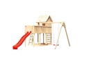 Vorschaubild Akubi Stelzenhaus Frieda mit Wellenrutsche, Doppelschaukelanbau, Anbauplattform und Kletterwand