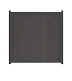 GroJa Viento Designzaun Typ Quadratisch 180x180 mit Rahmen AnthrazitZubehörbild
