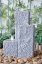 Vorschaubild Fountain-Set "Neptun LED",  grey color, 59x43x15/25/40cm (016616-09)
