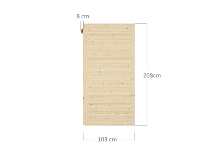 Bertilo Gerätehaus Box 1 - 18 mm