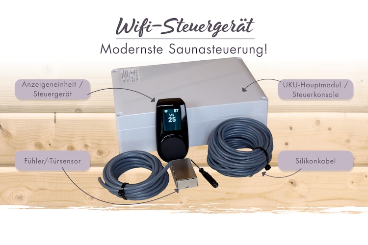 Huum Wlan Sauna Steuergerät "UKU WIFI" mit App-Funktion by Karibu