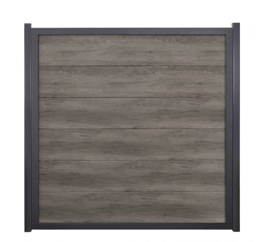 GroJa BasicLine NOVA Sichtschutz PVC Bausatz 1800 x 1800 mm