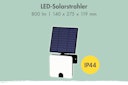 Vorschaubild Karibu LED Außenstrahler Sunny mit Solarpanel & Bewegungsmelder