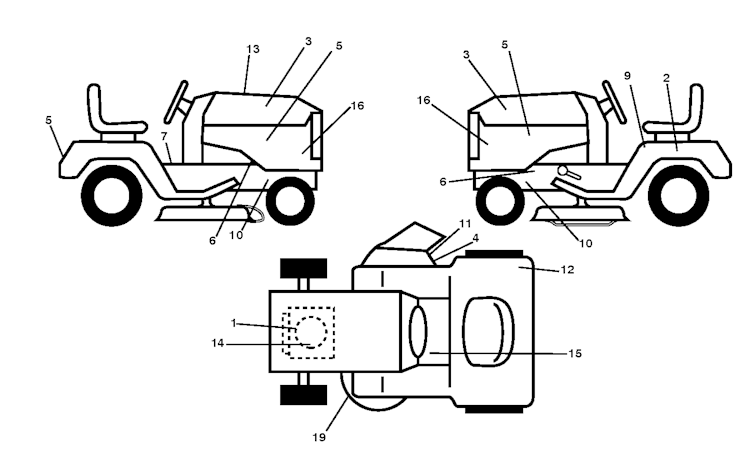 Husqvarna Gartentraktoren 96011026502 LT 131