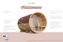Vorschaubild Karibu Saunahaus Fasssauna Quadro 1 - 38 mm inkl. gratis Sauna-Zubehörset im Wert von 234,94 €
