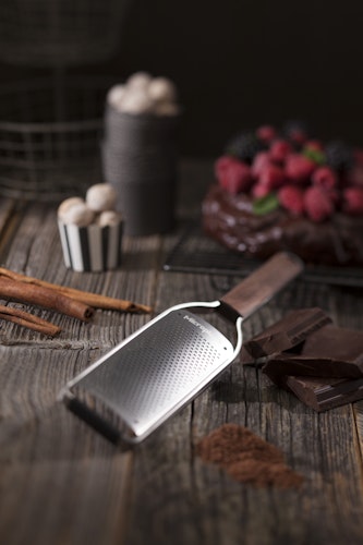 Microplane Reibe Fein MASTER Walnussholz