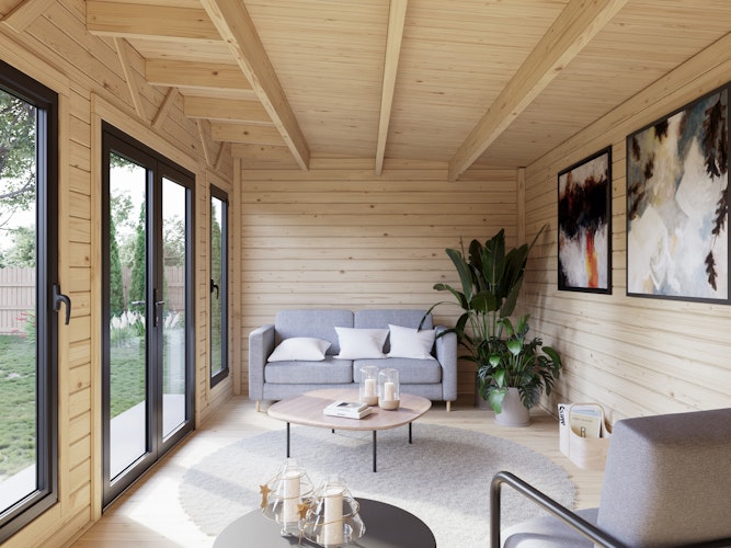 Palmako Gartenhaus Aurelia 15,2 m² - 44 mm