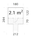 Vorschaubild Palmako Kinderspielhaus Toby 2,1 m²
