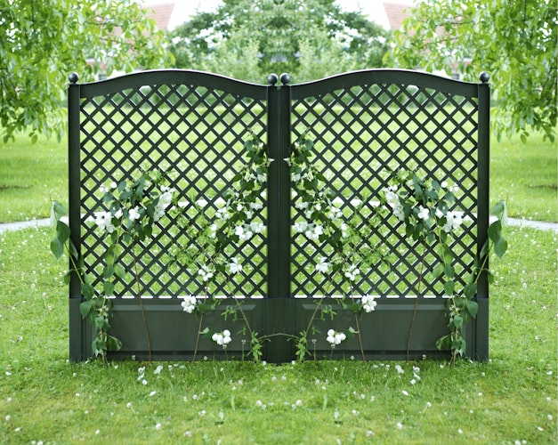 KHW Spalier 100 cm mit Erdspieß - 2er Set