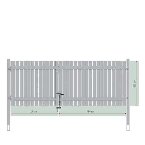 TraumGarten Squadra Doppeltor auf Maß