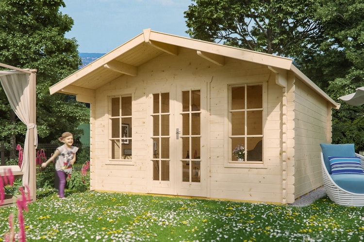 Skan Holz 45 mm Gartenhaus Trondheim/Bergen