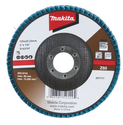 Makita Fächerschleifscheibe 125 mm Z40 D-63797