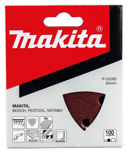 Makita Delta-Schleifpapier Holz/Metall K100 P-33283