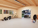 Vorschaubild Palmako Garage Roger 27,7 m² - 70 mm - mit Holztor