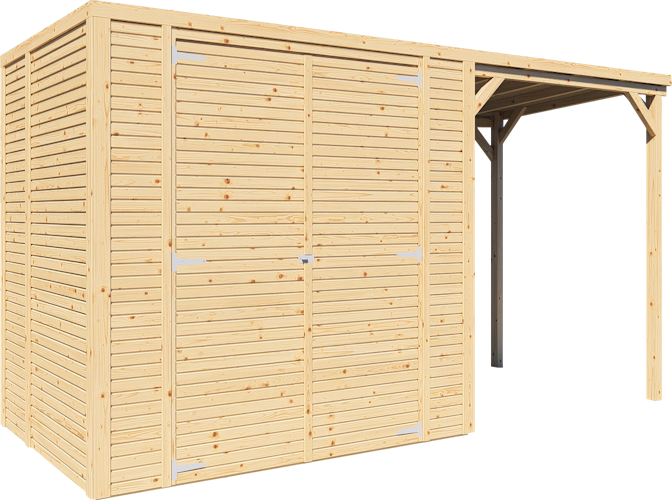 Bertilo Gerätehaus Box 2 Plus - 18 mm