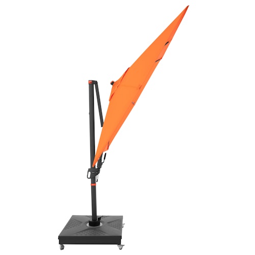 doppler Pendelschirm myZONE 210 x 210, Aluminium Anthrazit / 100 % Polyester 180 g/m²