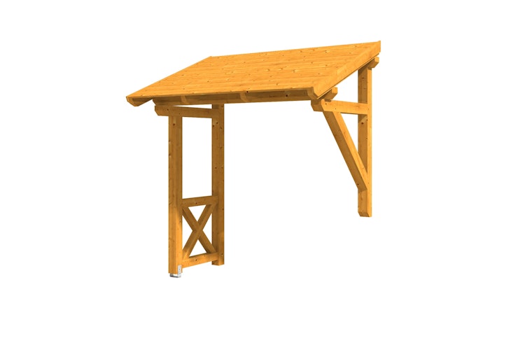 Skan Holz Pultdach Vordach Paderborn