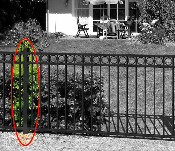 Alberts® Zaunpfosten für Zaunsysteme aus Aluminium