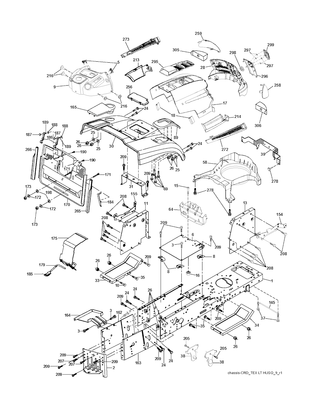 Explosionszeichnung Ersatzteile