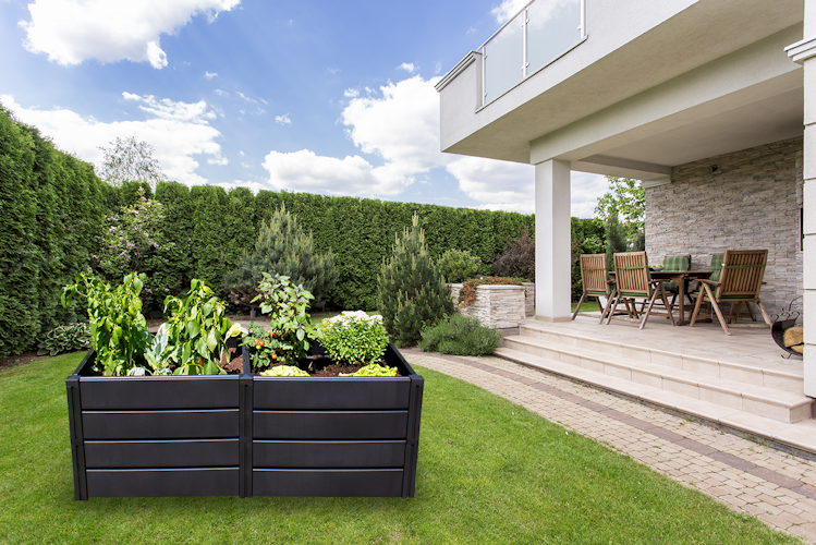 KHW Hochbeet Demeter Größe XL - B 158 x T 82 x H 61 cm - 672 l