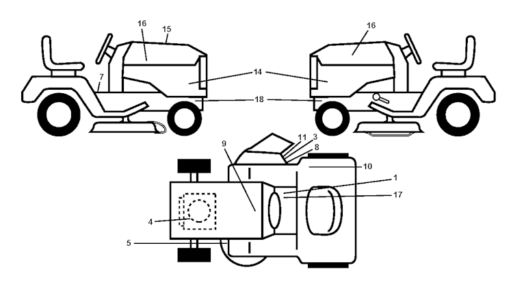 Husqvarna Gartentraktoren 96041004502 GTH260 Twin